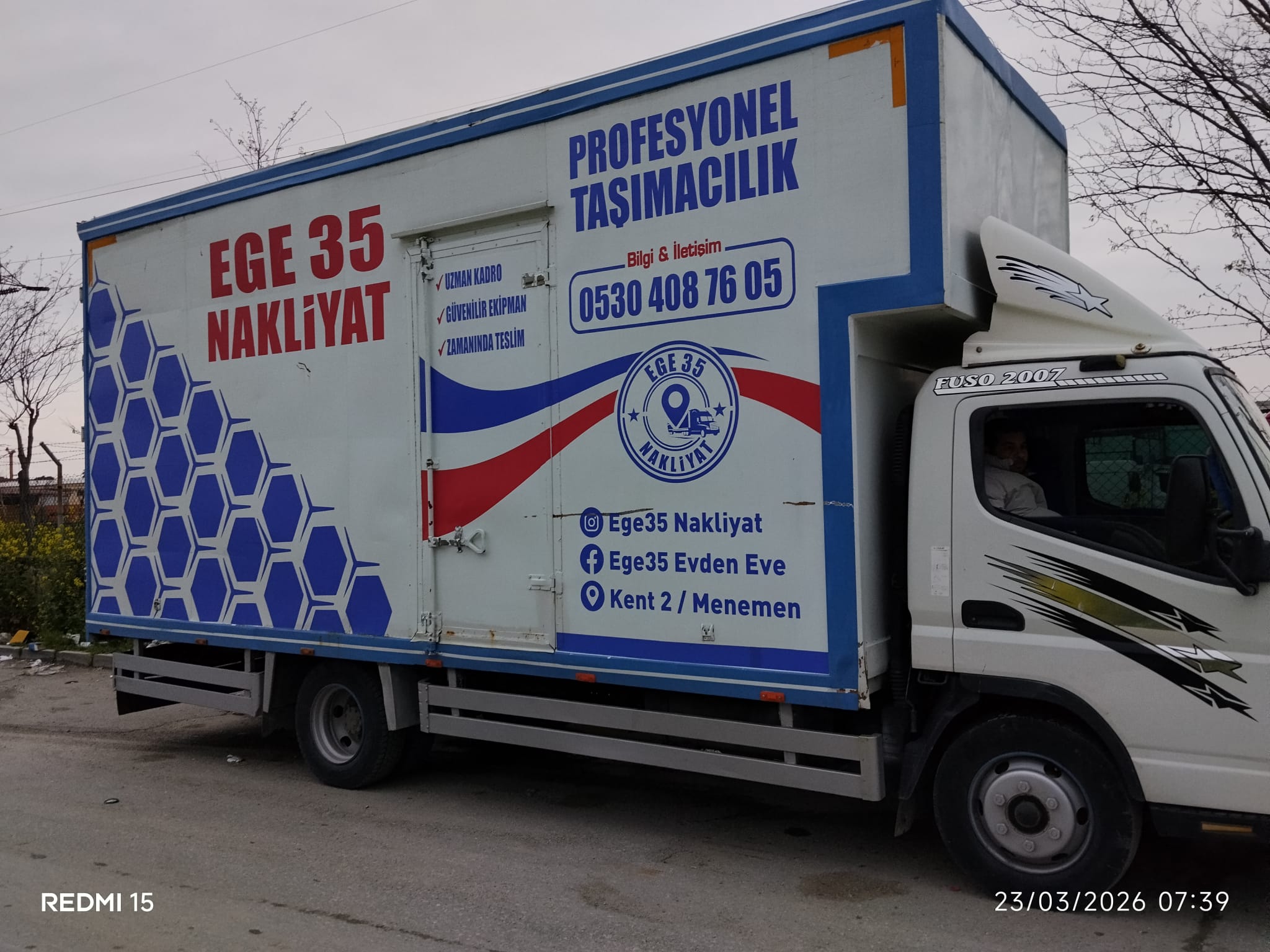 EGE35 Nakliyat gerçek aracı